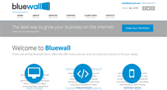 Desktop Screenshot of bluewall.com