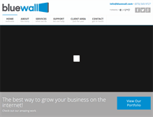 Tablet Screenshot of bluewall.com